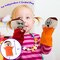 4E's Novelty 6 Pack Emotion Hand Puppets for Kids – Soft Plush 6 Emotions Hand Puppets for Toddlers 3-8